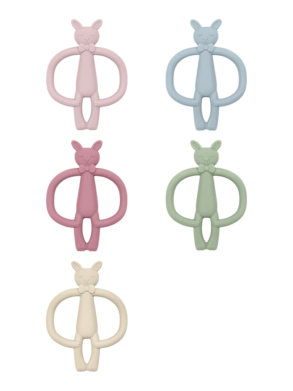 Baby Teether Silicone Rabbit Teething Toy for Infants
