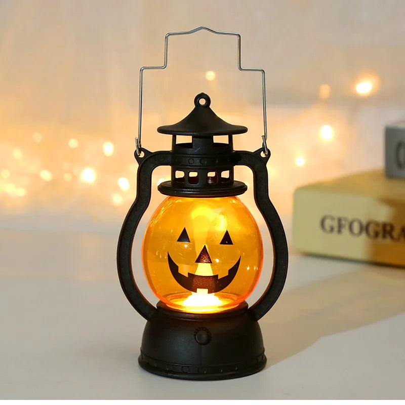 Halloween Hanging Lantern LED Pumpkin Light for Party Decor