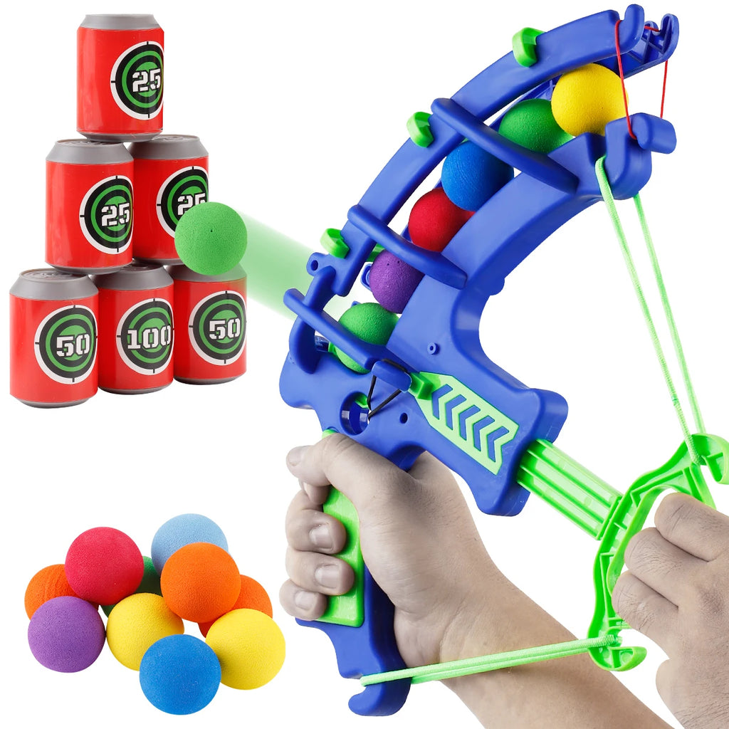 Montessori Throw Sport Slingshot Target Sticky Ball Dartboard Basketball Board Games Educational Outdoor Game Toy