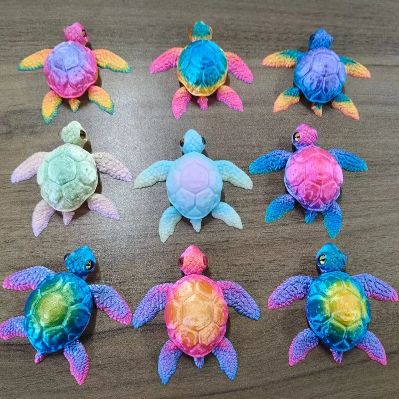 3D Printed Turtle Ornament – Turtle Figurine Home Decor