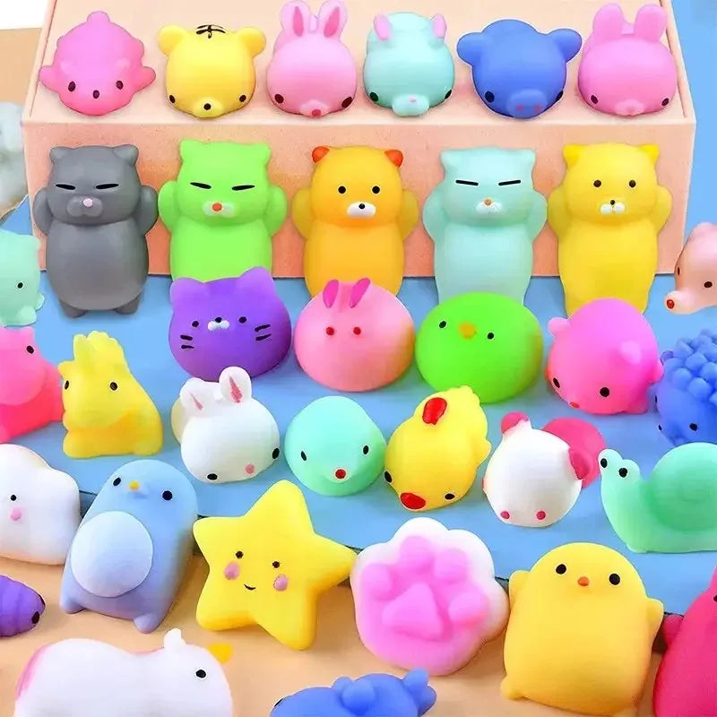Animal Stress Relief Toys – 20 Pcs Soft Rubber Fidget Animals