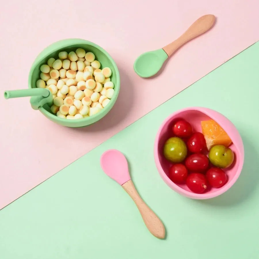 Silicone Baby Feeding Bowl – Spill-Proof Suction Dish