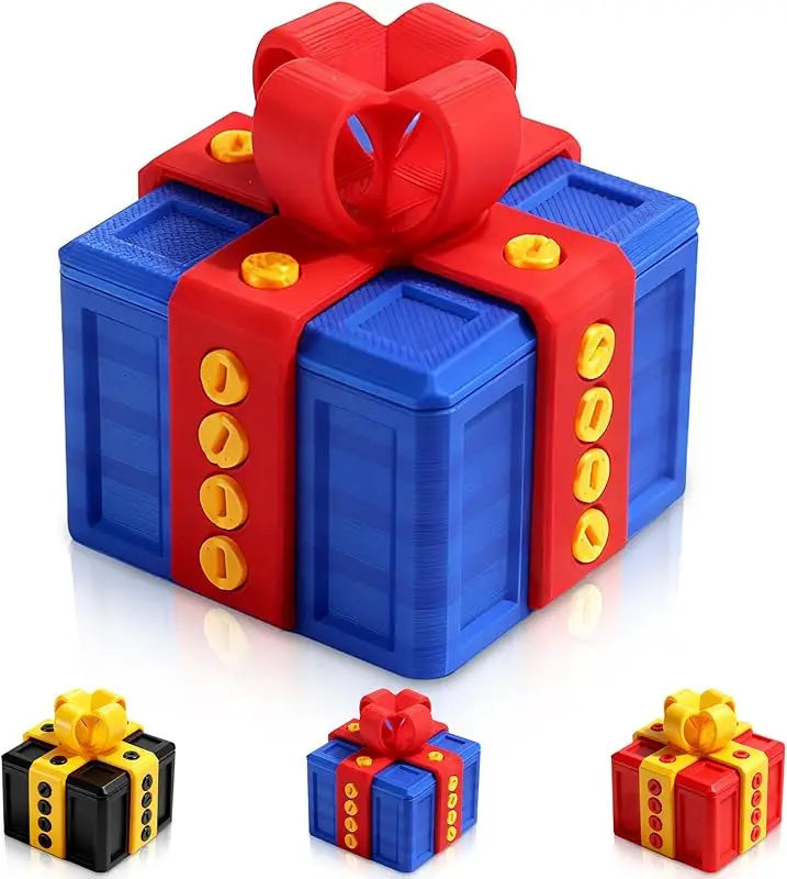 Screw Puzzle Gift Box, 3.15 Inch Money Puzzle Box for Holidays