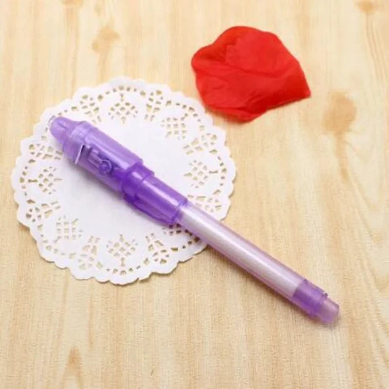 Invisible Ink Pen with UV Light, Secret Message Marker