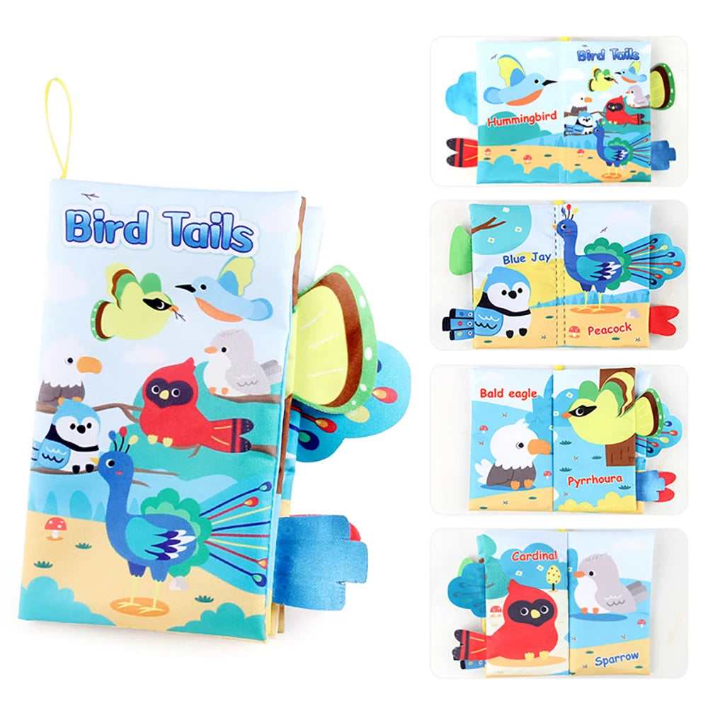 Baby Cloth Book – Soft Animal Sensory & Early Learning Toy