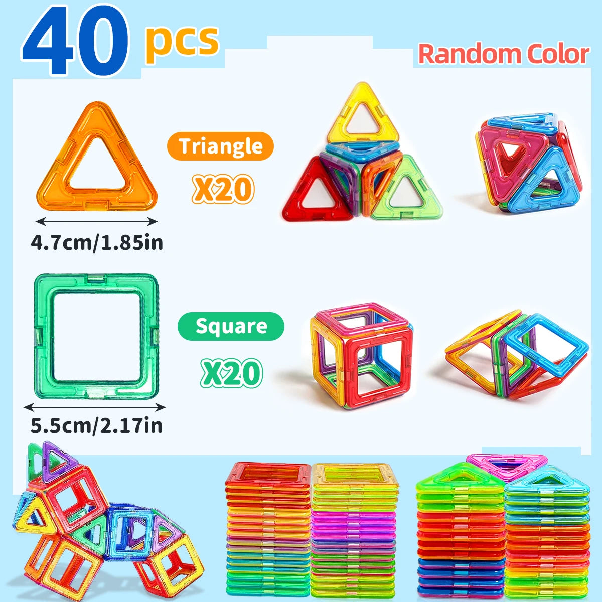 Magnetic Building Blocks – STEM Construction & Learning Toy