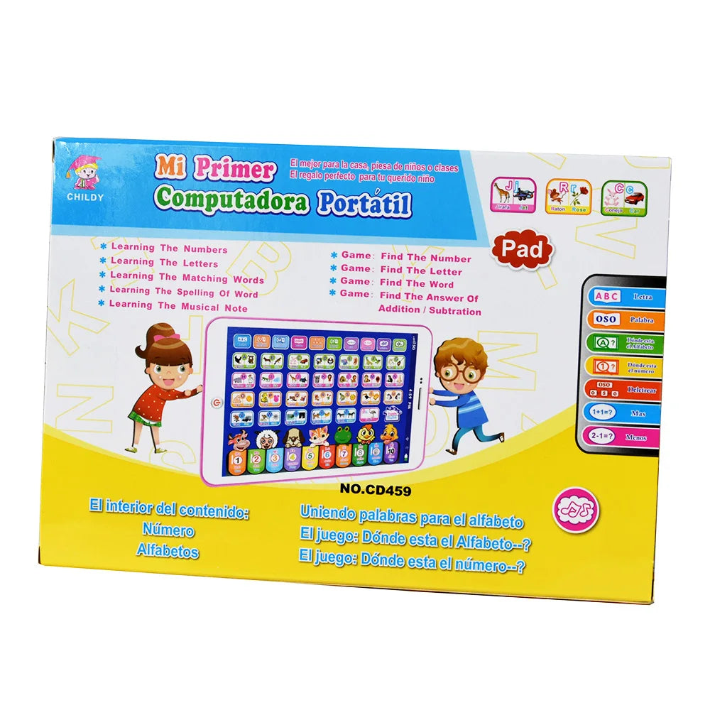 Spanish Learning Tablet for Kids – Interactive Educational Toy