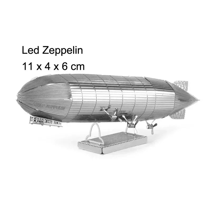 3D Metal Puzzle – DIY Aircraft & Helicopter Model Kit