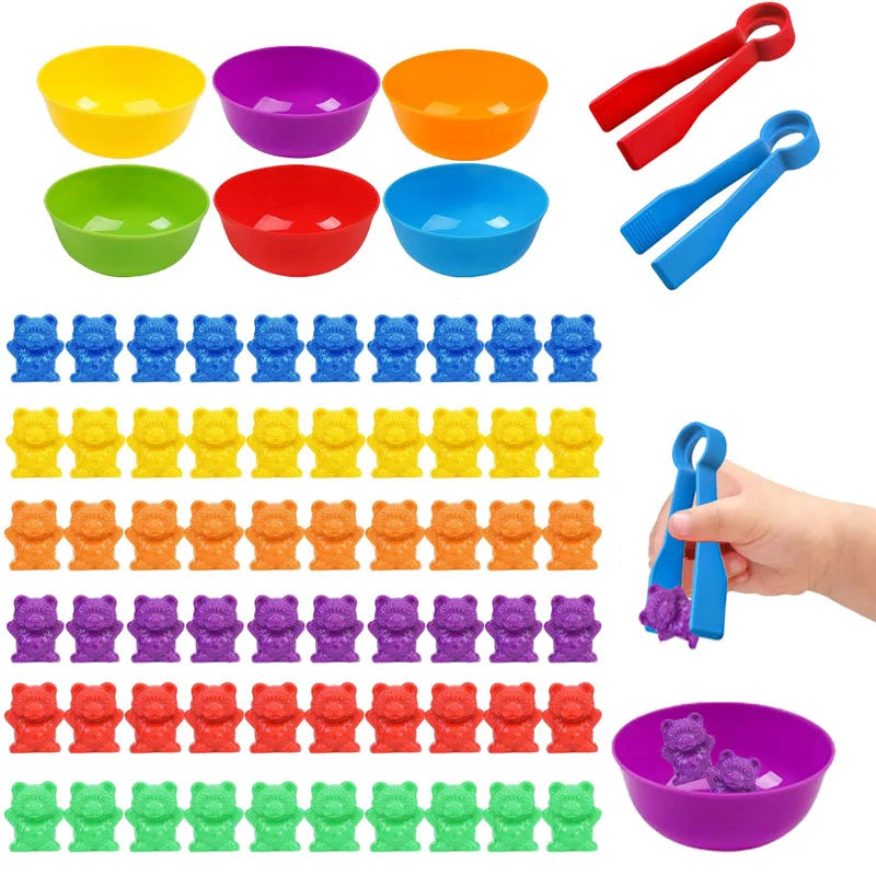 Counting Bears – Color Sorting & Preschool Learning Game