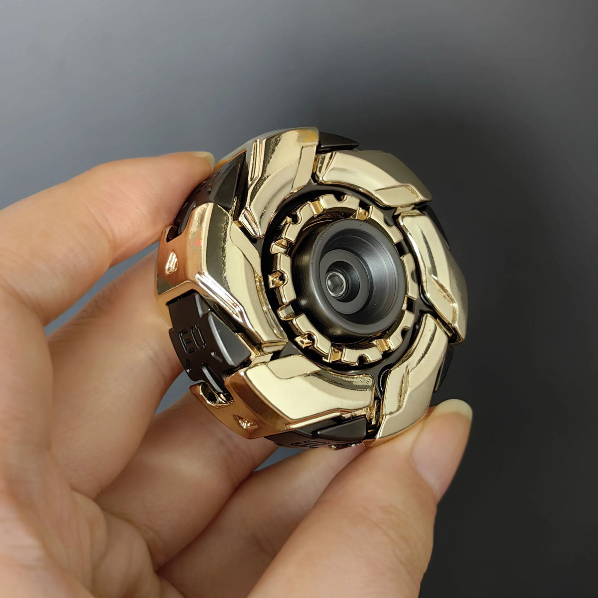 Fidget Slider – Metal Magnetic Spinning Top Toy for Adults