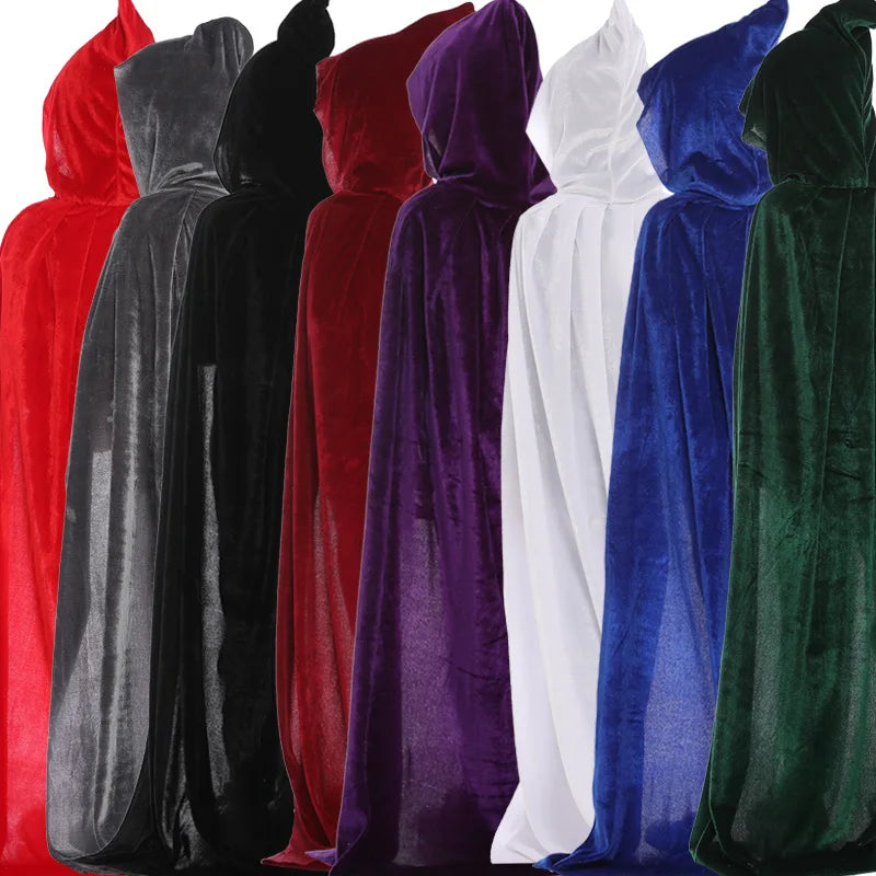 Witch Cloak Costume – Hooded Halloween Cape for Cosplay