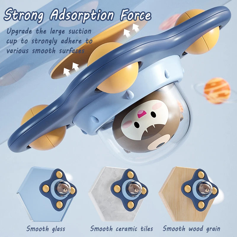 Suction Cup Spinner Toy – Baby Sensory Bath & Learning Toy
