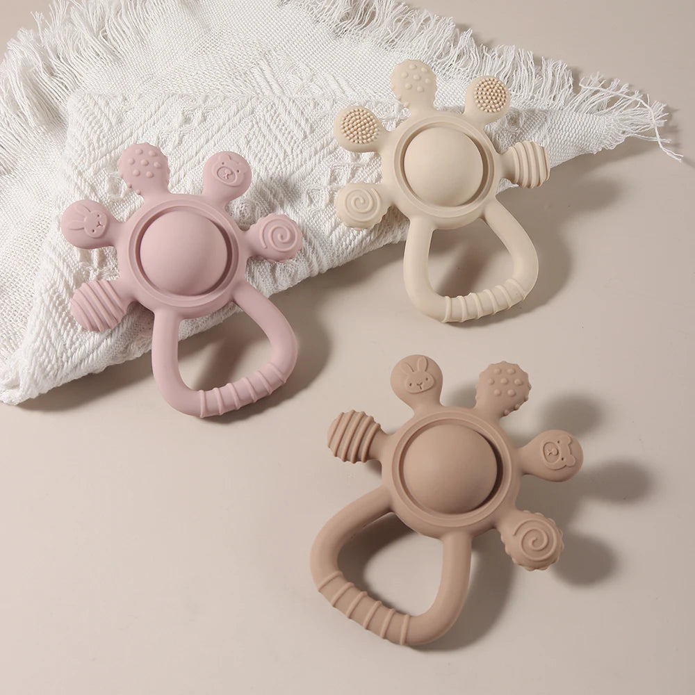 Silicone Baby Teether Bunny