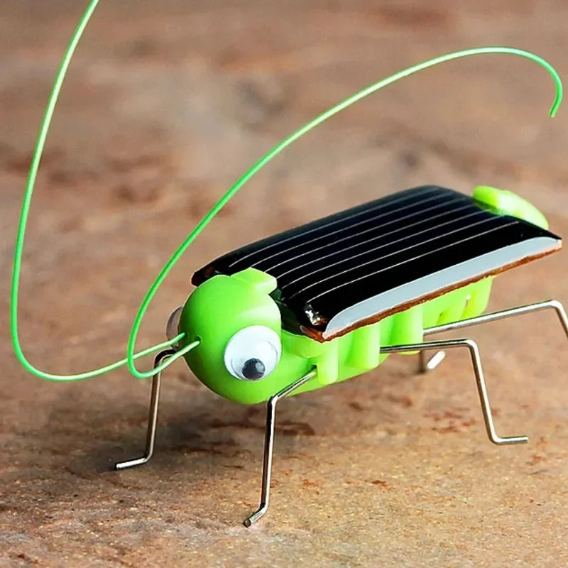 Solar Grasshopper Toy – Educational Moving Insect STEM Toy