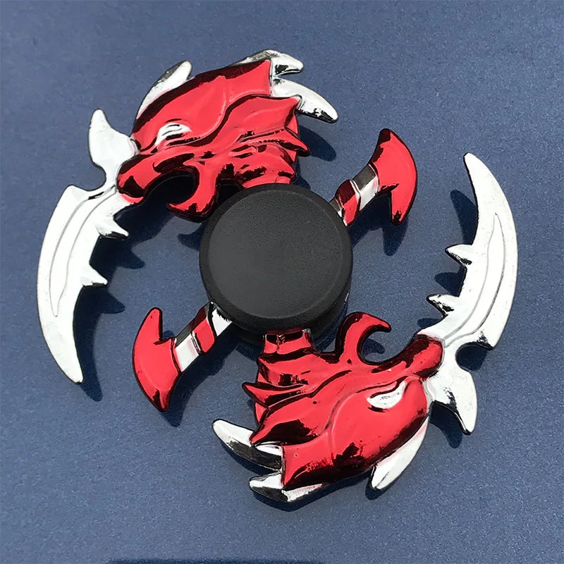 Colorful Metal Fidget Spinner – Zinc Alloy Hand Spinner for Adults