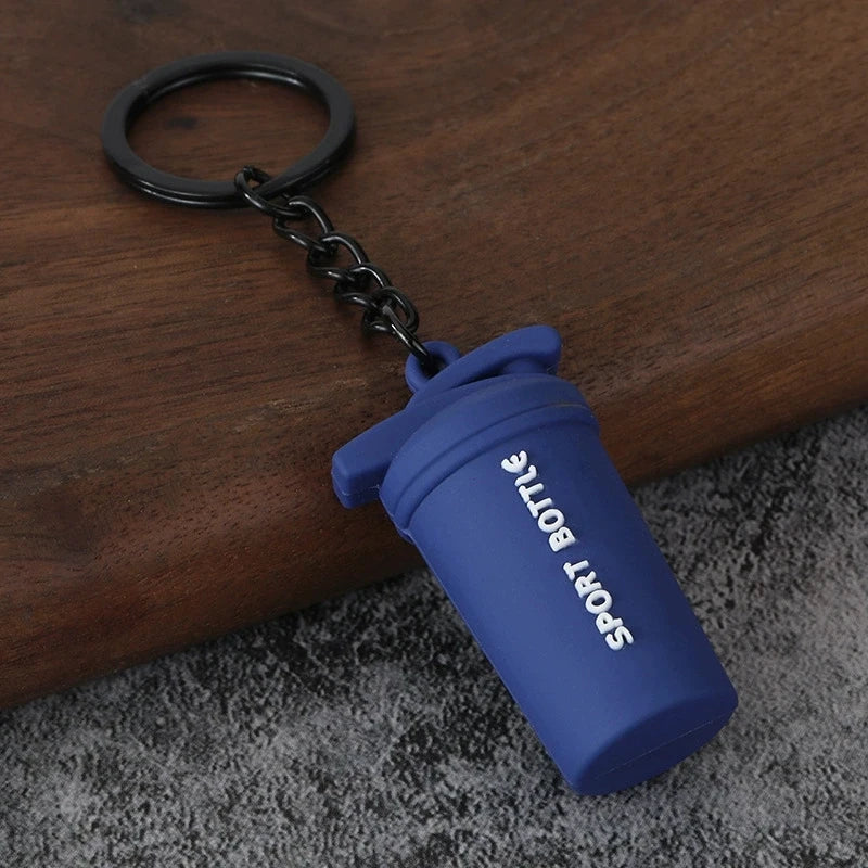 Dumbbell Keychain, Fitness Water Bottle Clip for Gym Bags