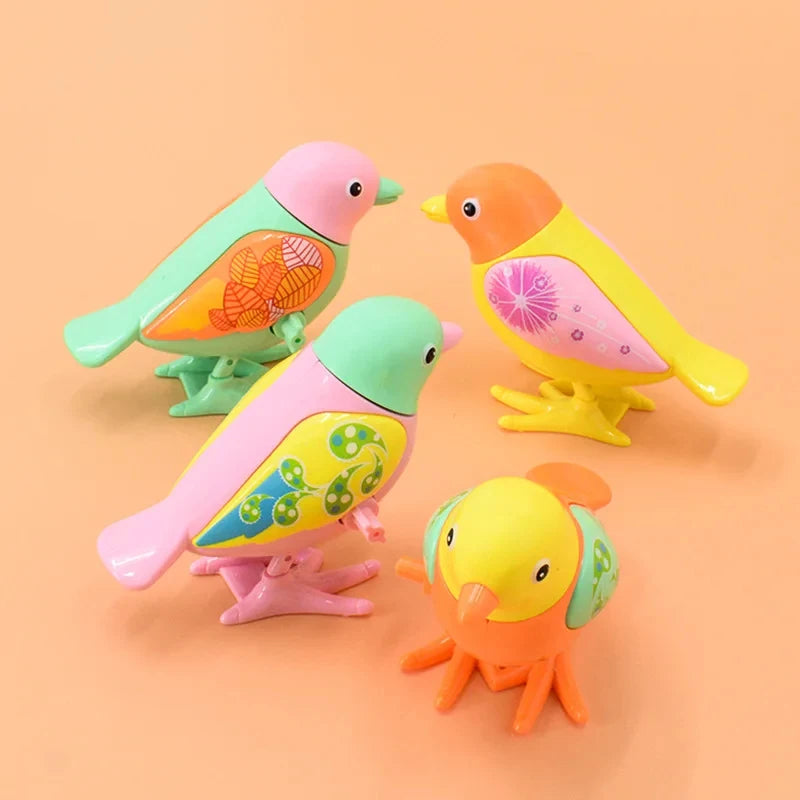 Wind Up Bird Toy – Jumping Mechanical Animal Toy for Kids