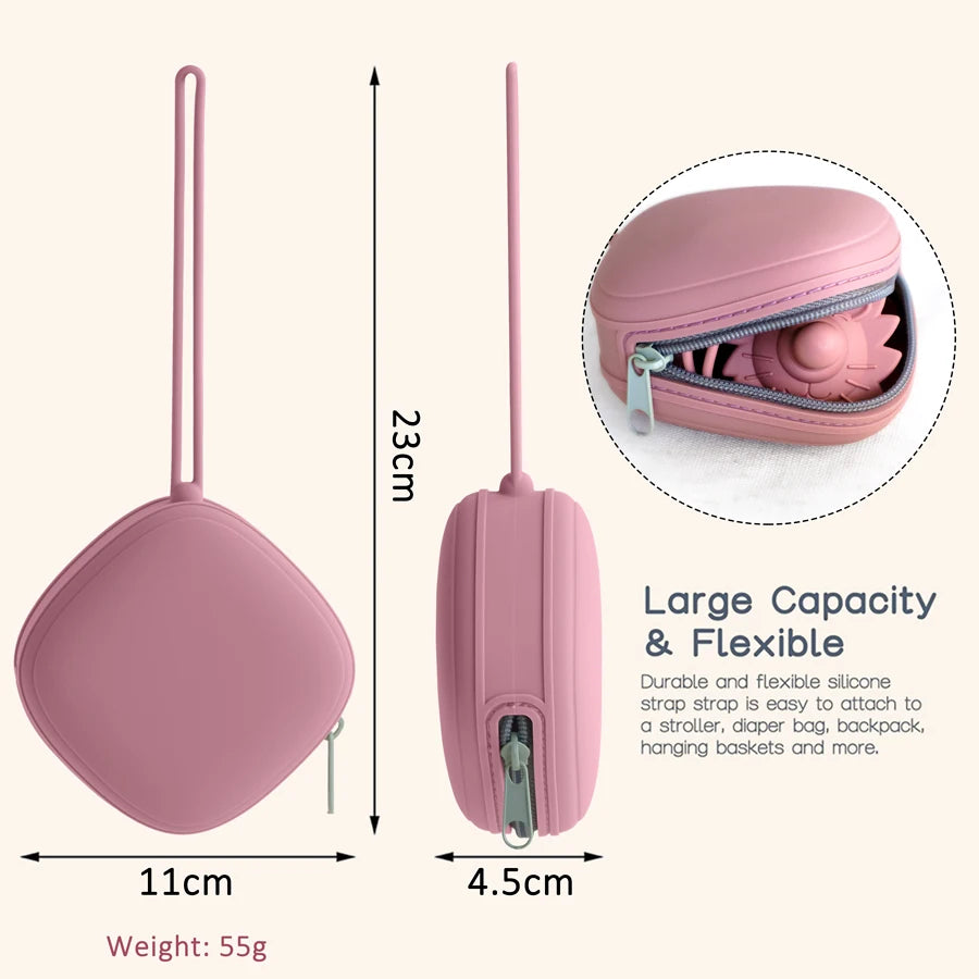 Pacifier Holder Silicone Case
