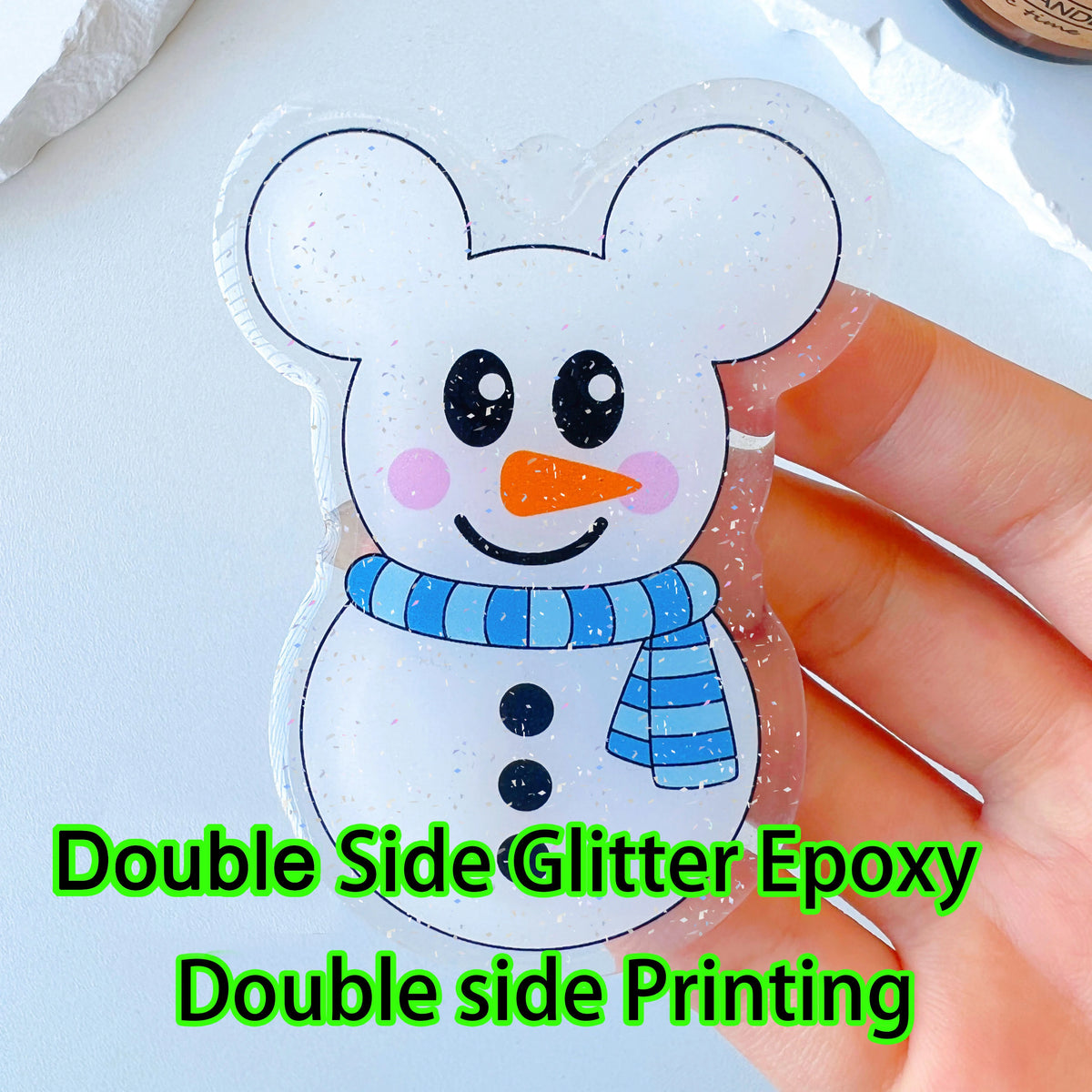 Custom Pet Acrylic Keychain – Personalized Photo & Name Charm