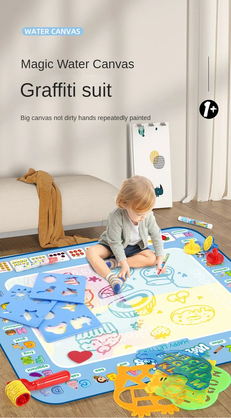 Water Drawing Mat – Reusable Magic Doodle Mat for Kids