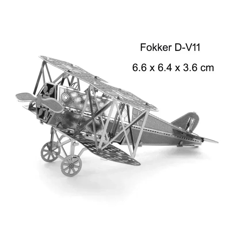 3D Metal Puzzle – DIY Aircraft & Helicopter Model Kit