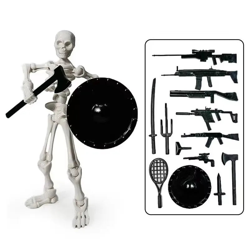 Movable Skeleton Action Figure – Halloween Collectible