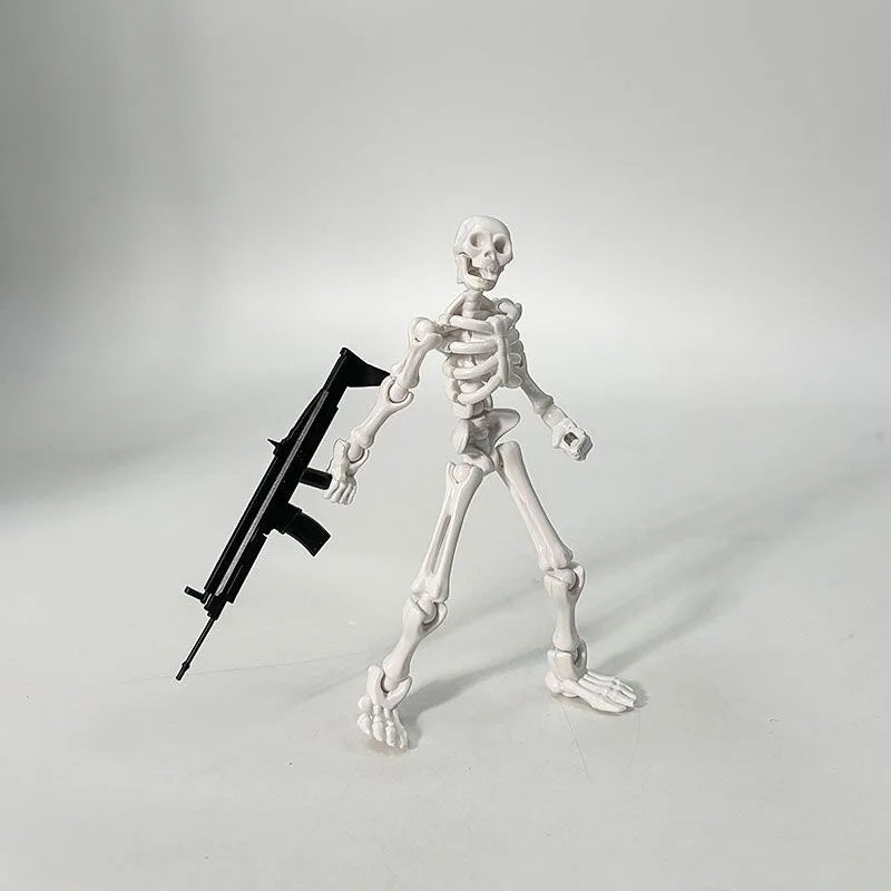 Movable Skeleton Action Figure – Halloween Collectible