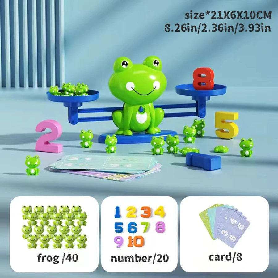Frog Balance Math Toy – Addition & Subtraction Learning Set