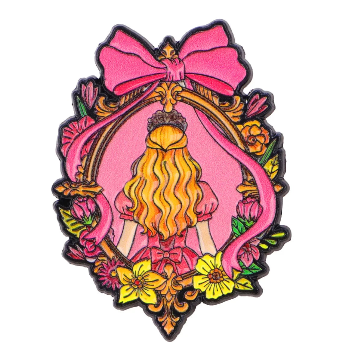 Witch Enamel Pin – Halloween Lapel Accessory for Backpacks & Clothing