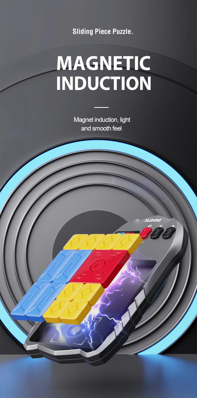 Huarong Road Puzzle – Magnetic Sliding Logic Brain Teaser
