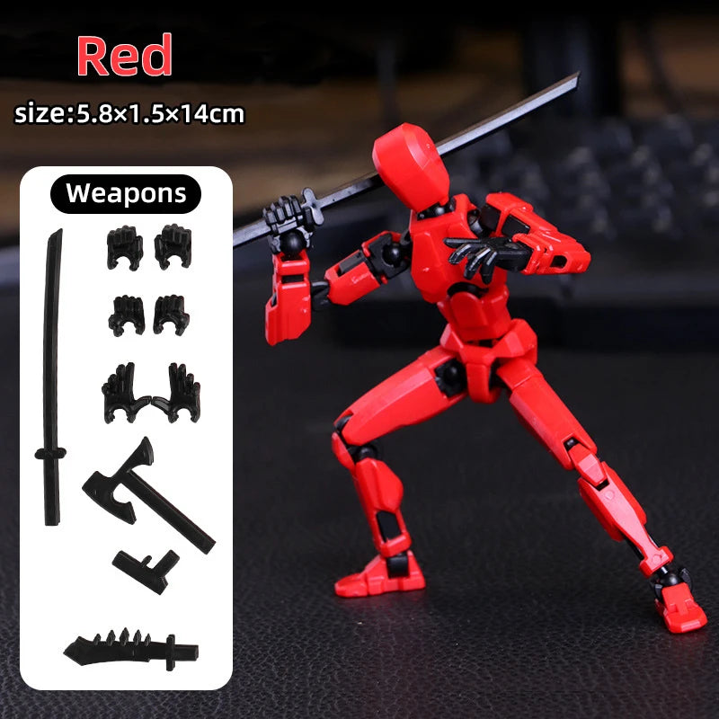 Movable Robot Figure – Multi-Jointed 3D Printed Model
