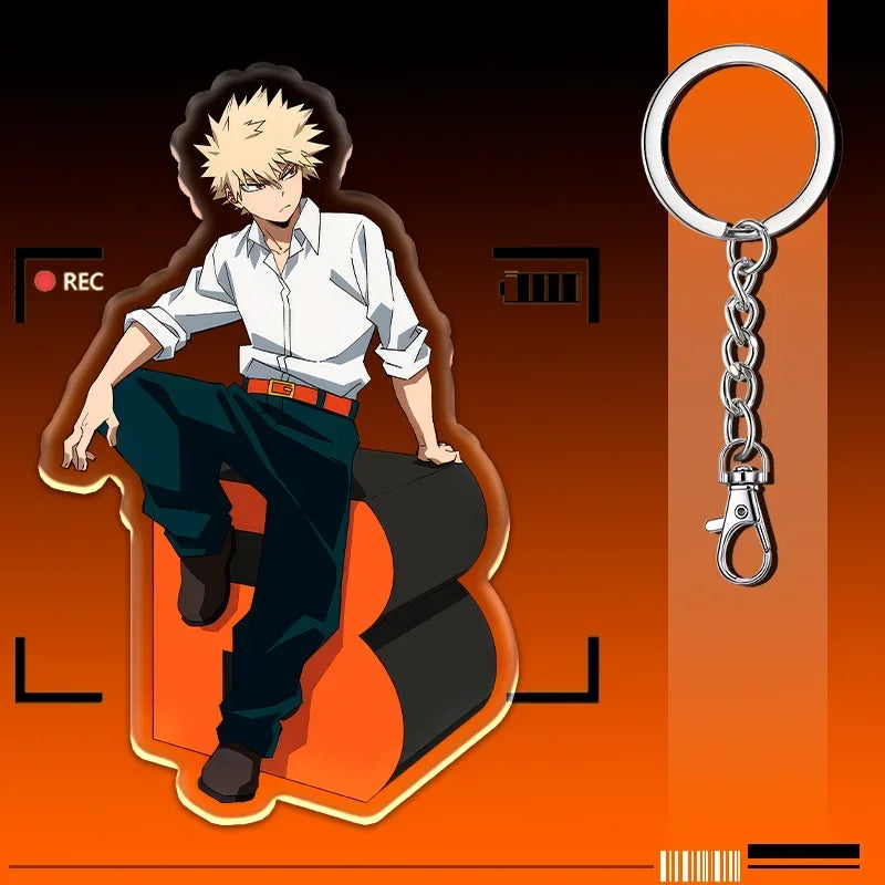 Anime Acrylic Keychain 12cm Backpack Charm Pendant