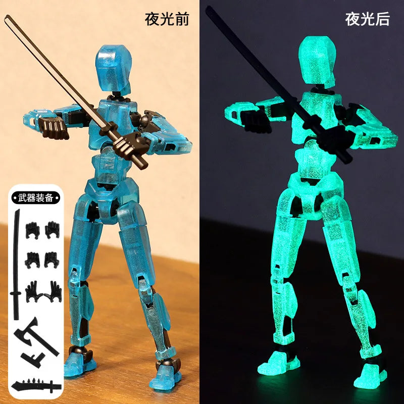 Movable Robot Action Figure – Multi-Jointed 14CM Model