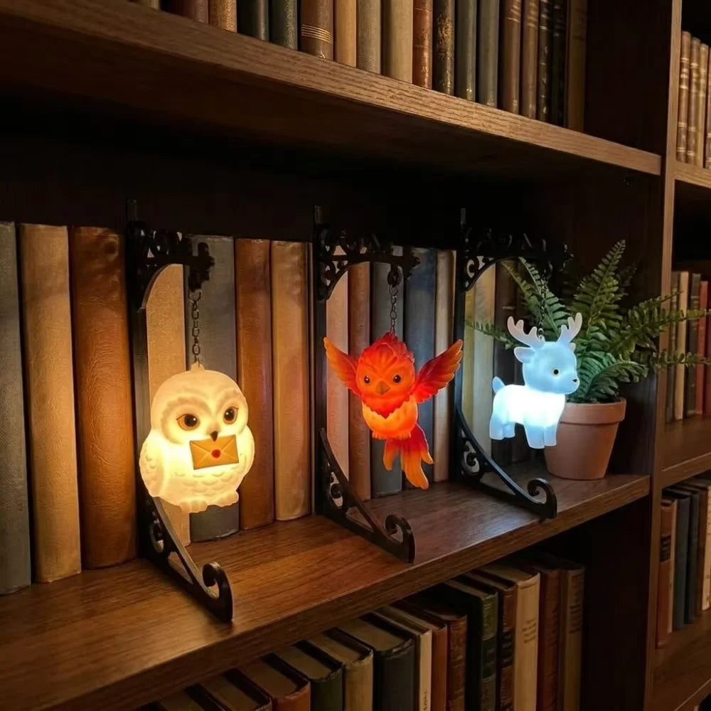 Vintage Library Lantern – Decorative Bookshelf Night Light