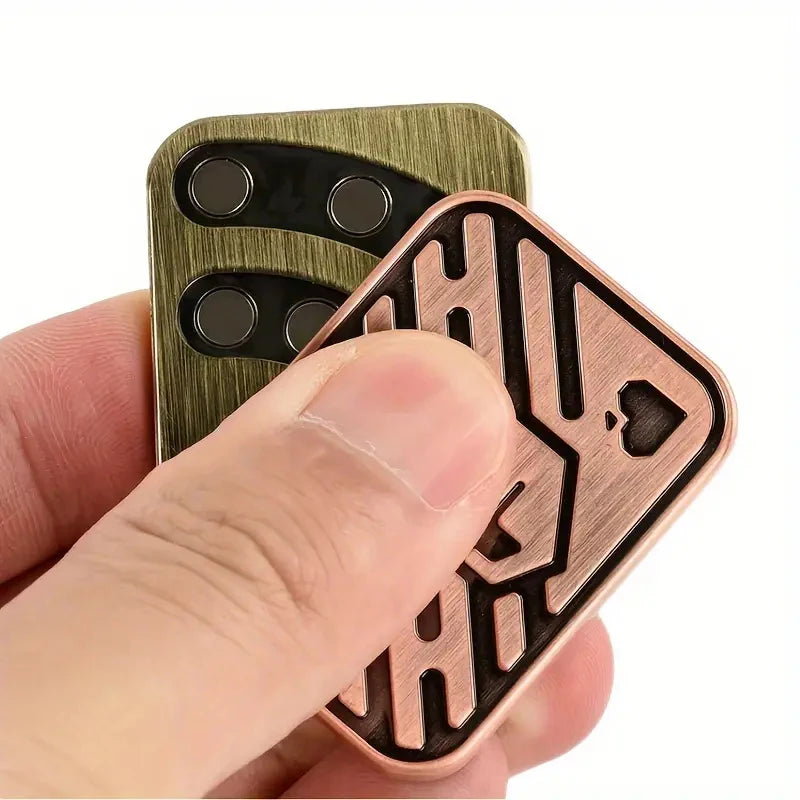 Metal Fidget Spinner – Fingertip EDC Pocket Toy for Adults