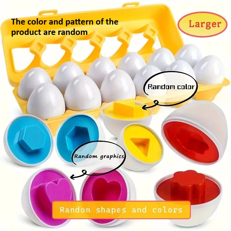 Color and Shape Matching Toy with Storage Box for Toddlers