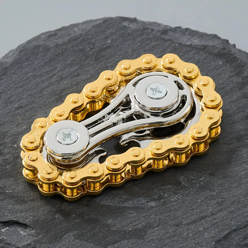 Metal Fidget Spinner Fingertip Gyro Sprocket EDC Toy