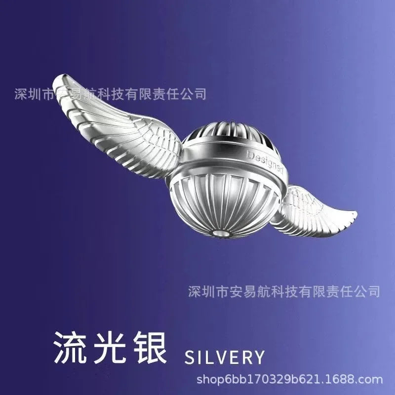 Metal Golden Snitch Fidget Spinner – Fingertip Stress Relief Toy