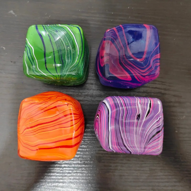 Sensory Stress Relief Toy – Soft Gel Fidget Cube Slow Rebound