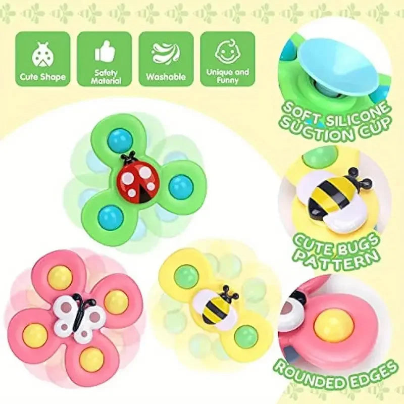 Suction Cup Spinner Toy – Interactive Baby Spinning Activity