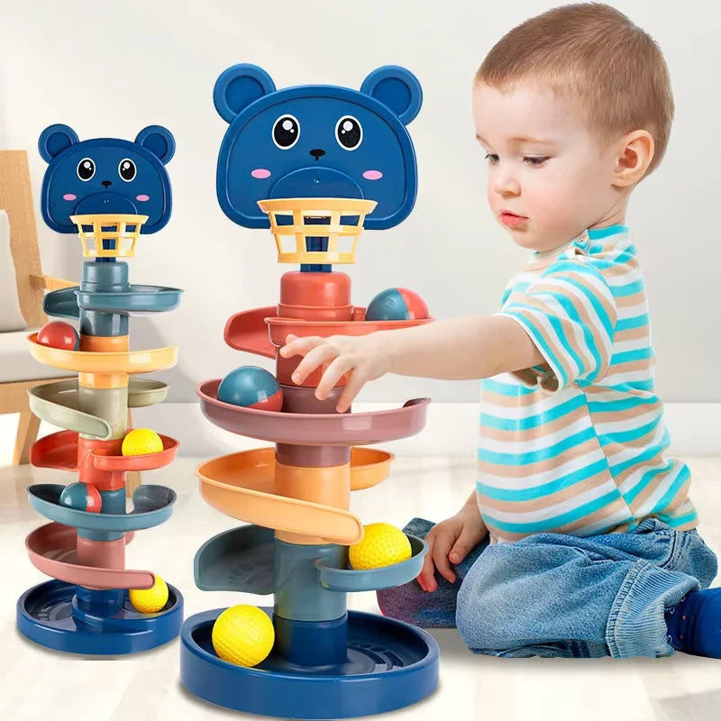 Montessori Baby Toys Rolling Ball Development Activity Toy