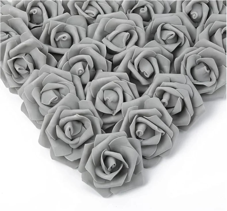 Artificial Rose Flowers – Foam Fake Roses for Home & Wedding Decor