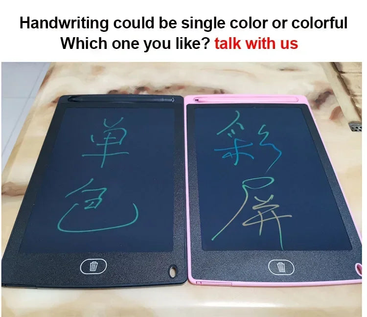 LCD Writing Tablet, Reusable Drawing Board for Kids