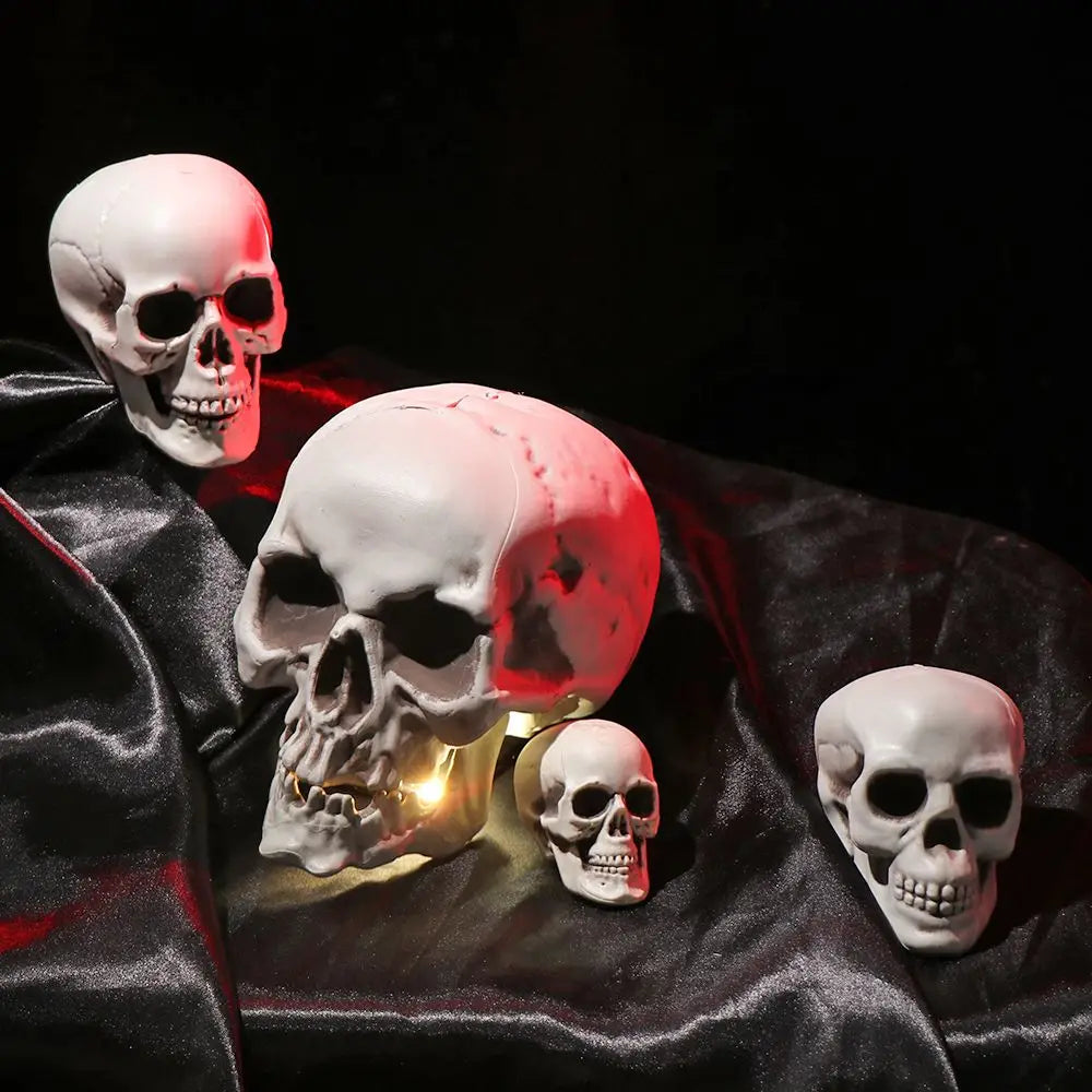 Halloween Skull Prop Skeleton Head Decoration for Party Decor