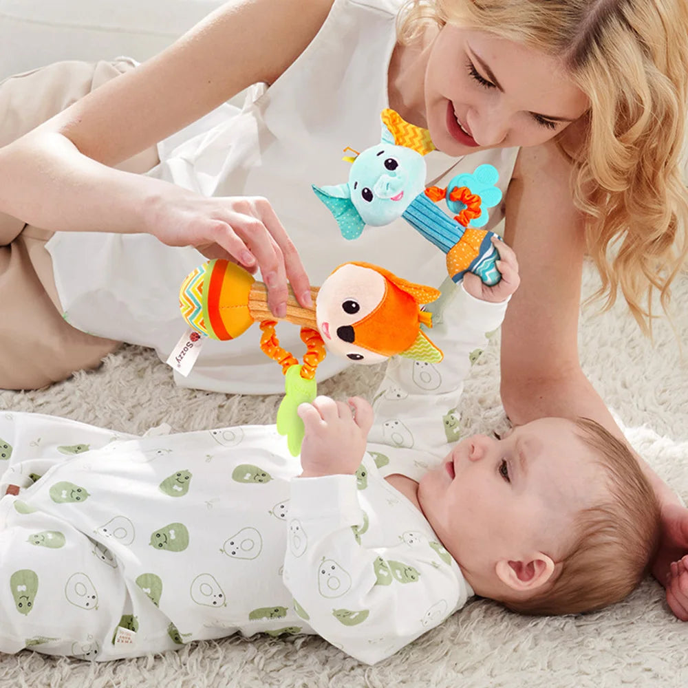 Baby Rattle Soft Animal Toy