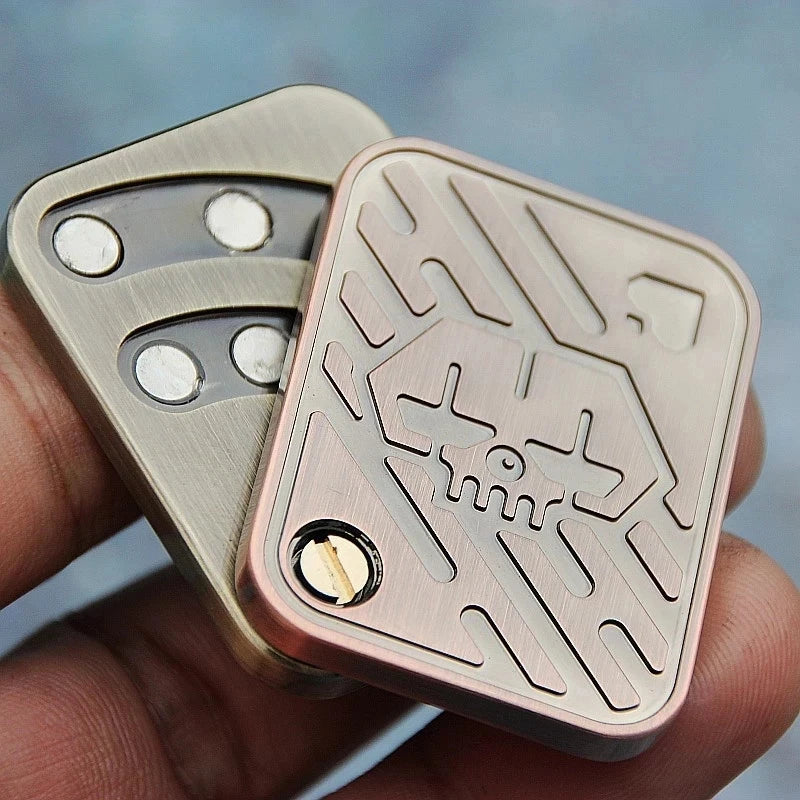 Metal Fidget Spinner – Fingertip EDC Pocket Toy for Adults