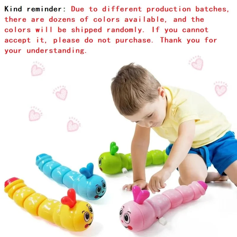 Wind Up Caterpillar Toy – Cute Clockwork Crawling Animal