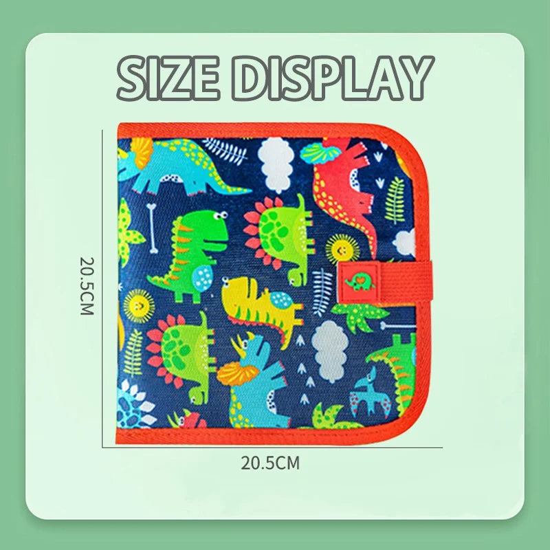 Reusable Drawing Book for Kids – Erasable Doodle Pad with Drawing Pens