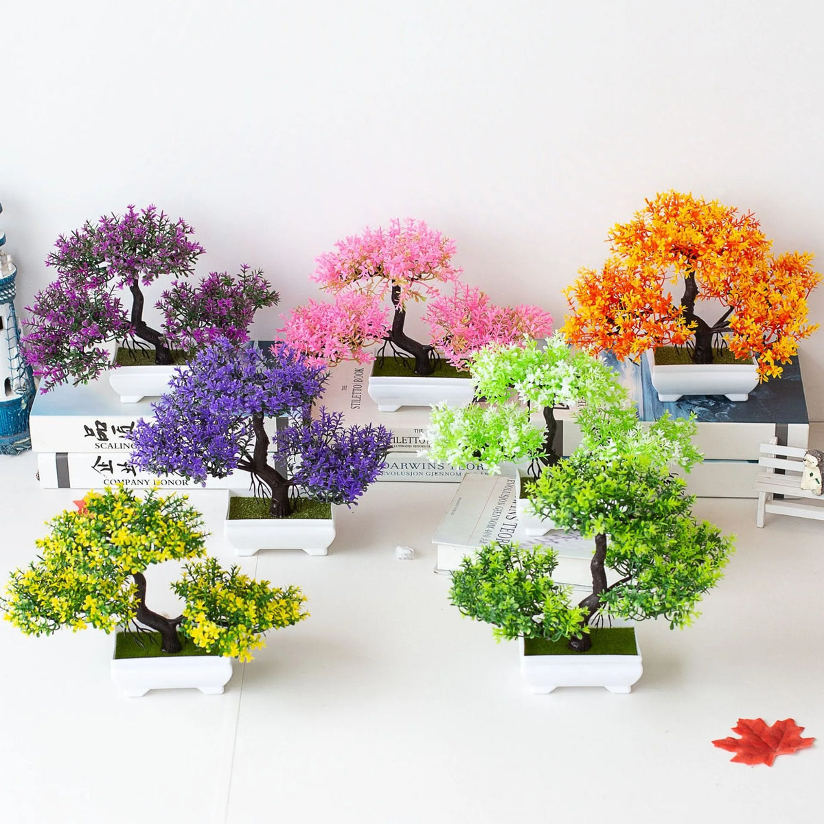 Artificial Bonsai Tree – Mini Indoor Plant Home Decor