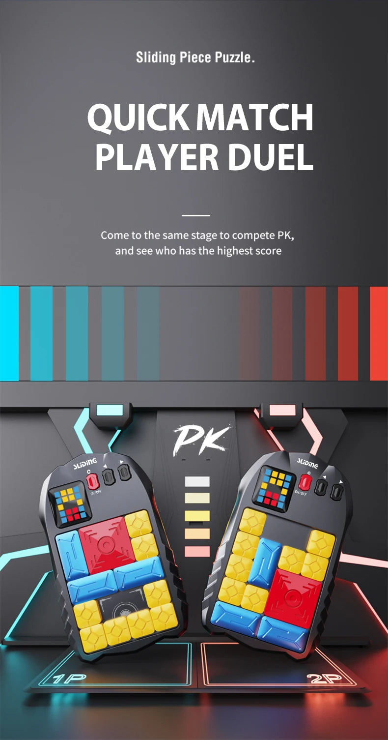Huarong Road Puzzle – Magnetic Sliding Logic Brain Teaser